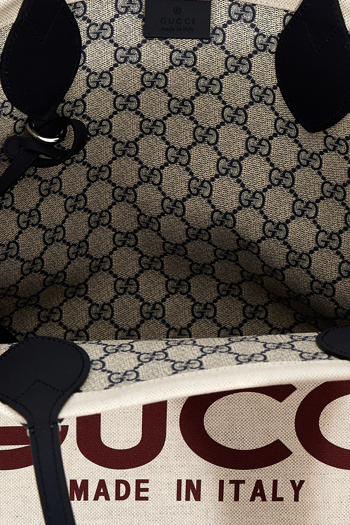 Medium 'Gucci' shopping bag - 5