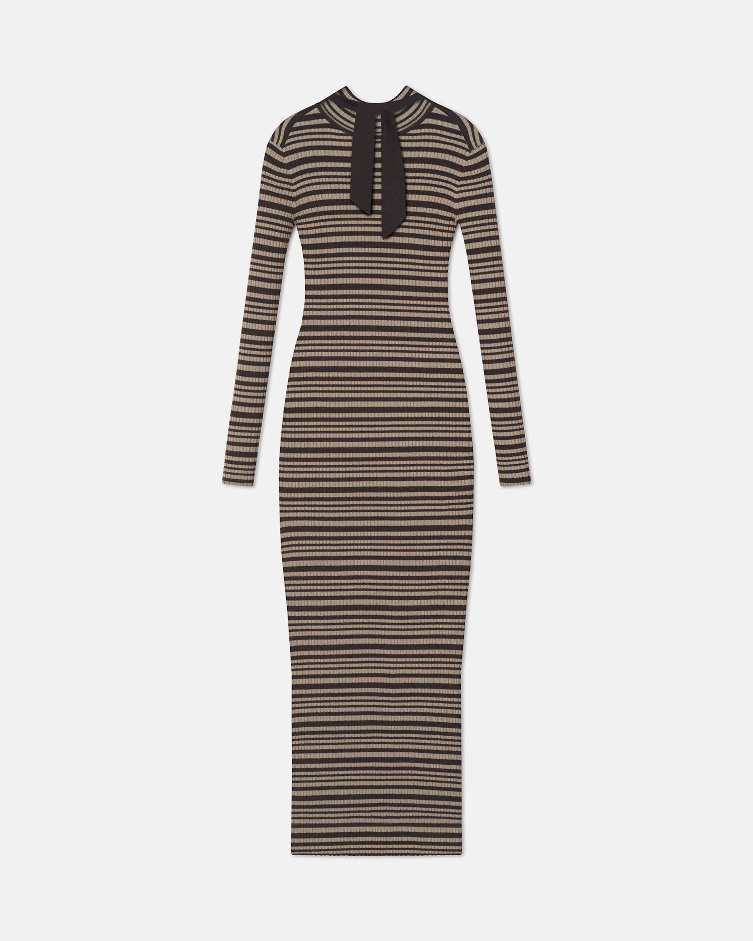 Fine Merino Rib Long Dress - 2