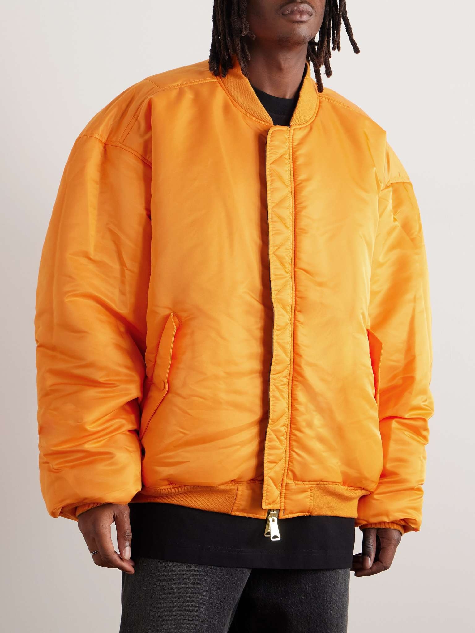 Reversible Shell Bomber Jacket - 6