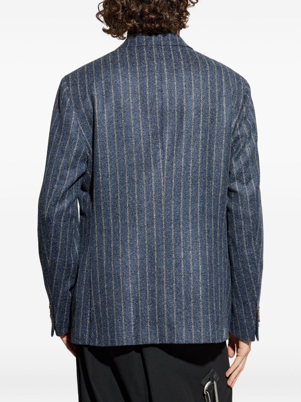 pinstripe blazer - 4
