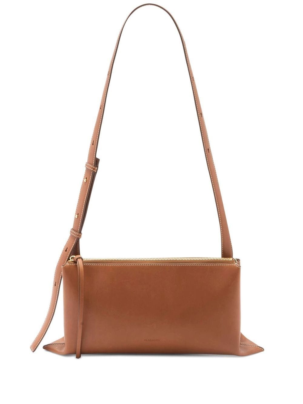 debossed-logo shoulder bag - 1