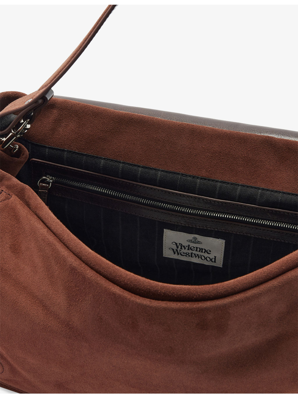 Hazel XL Suede Top Handle Bag - 4