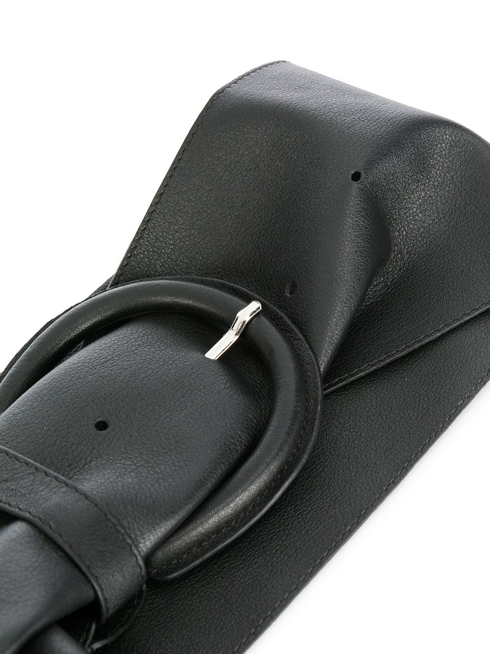 sash leather belt - 2