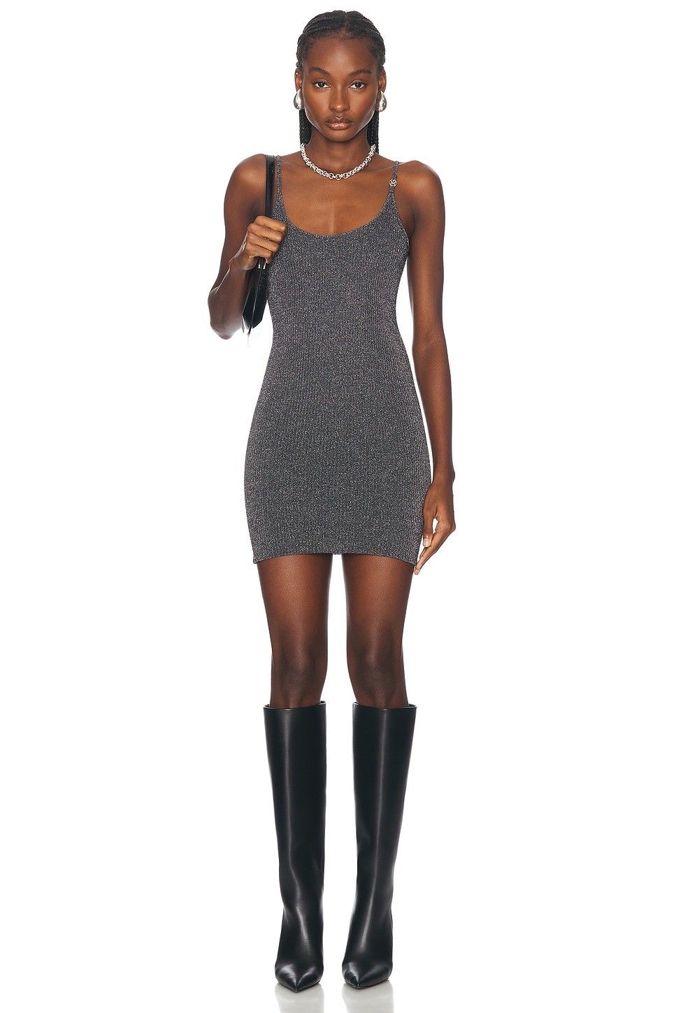 【関税&送料込】Amiri Lurex Mini Dress AMIRI Lurex Mini Dress | forward | REVERSIBLE