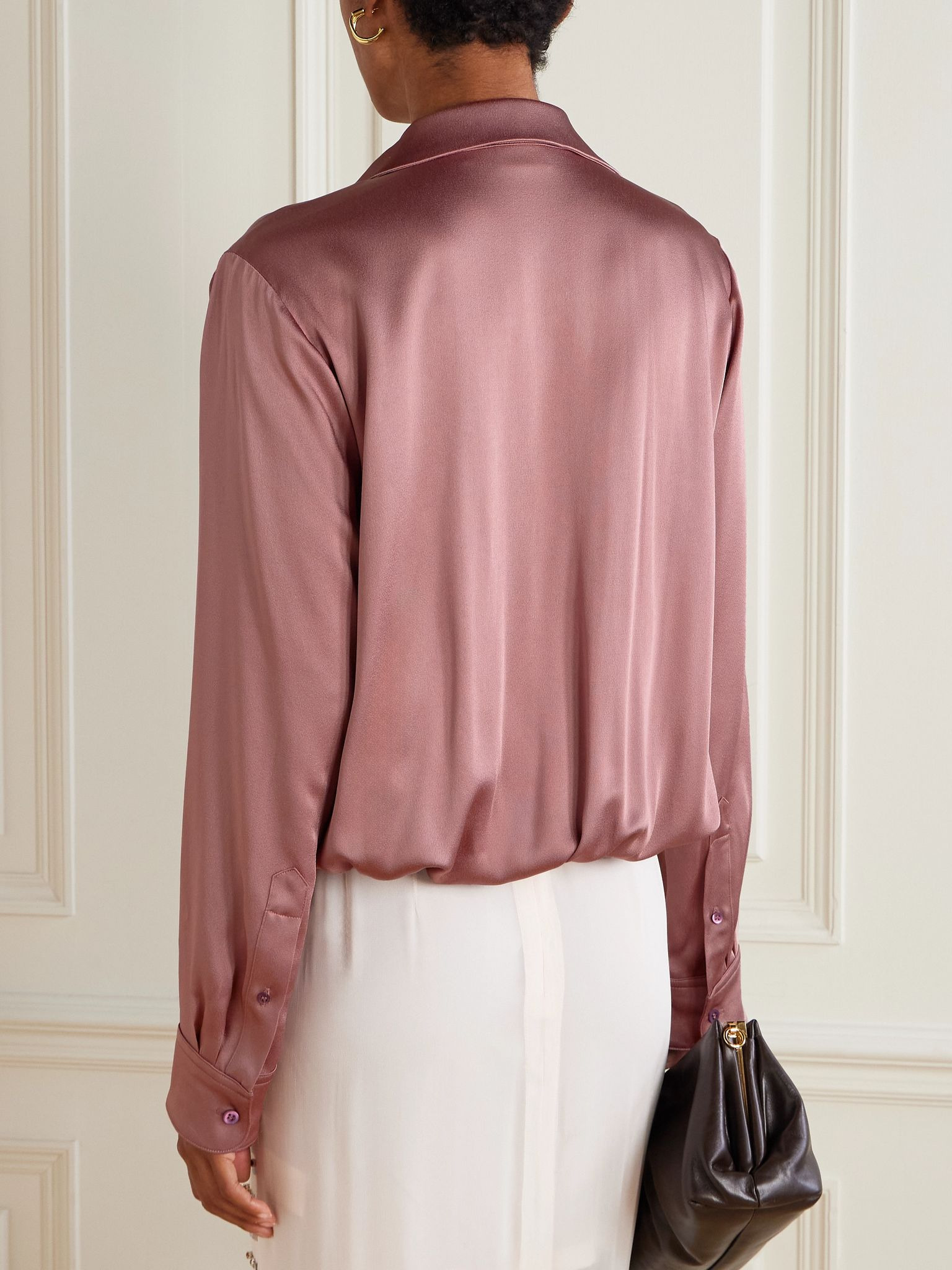 Cedal satin blouse Pink - 3