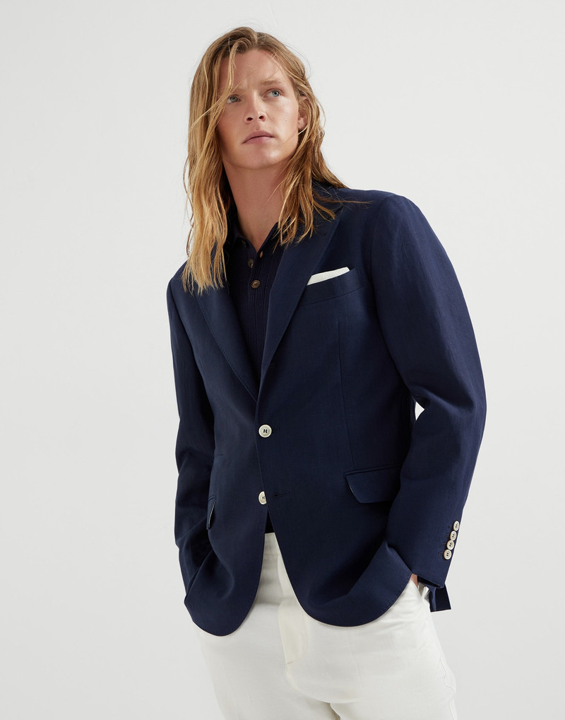 Linen deconstructed blazer 1