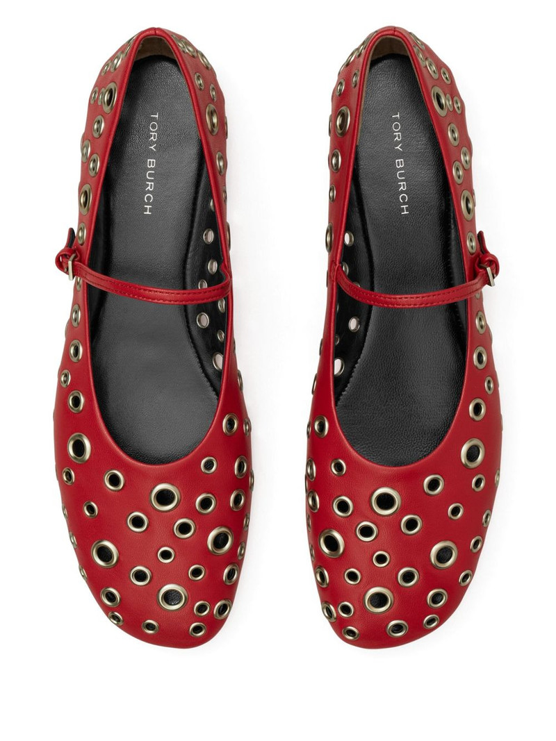 eyelet Mary Jane ballerina shoes 4