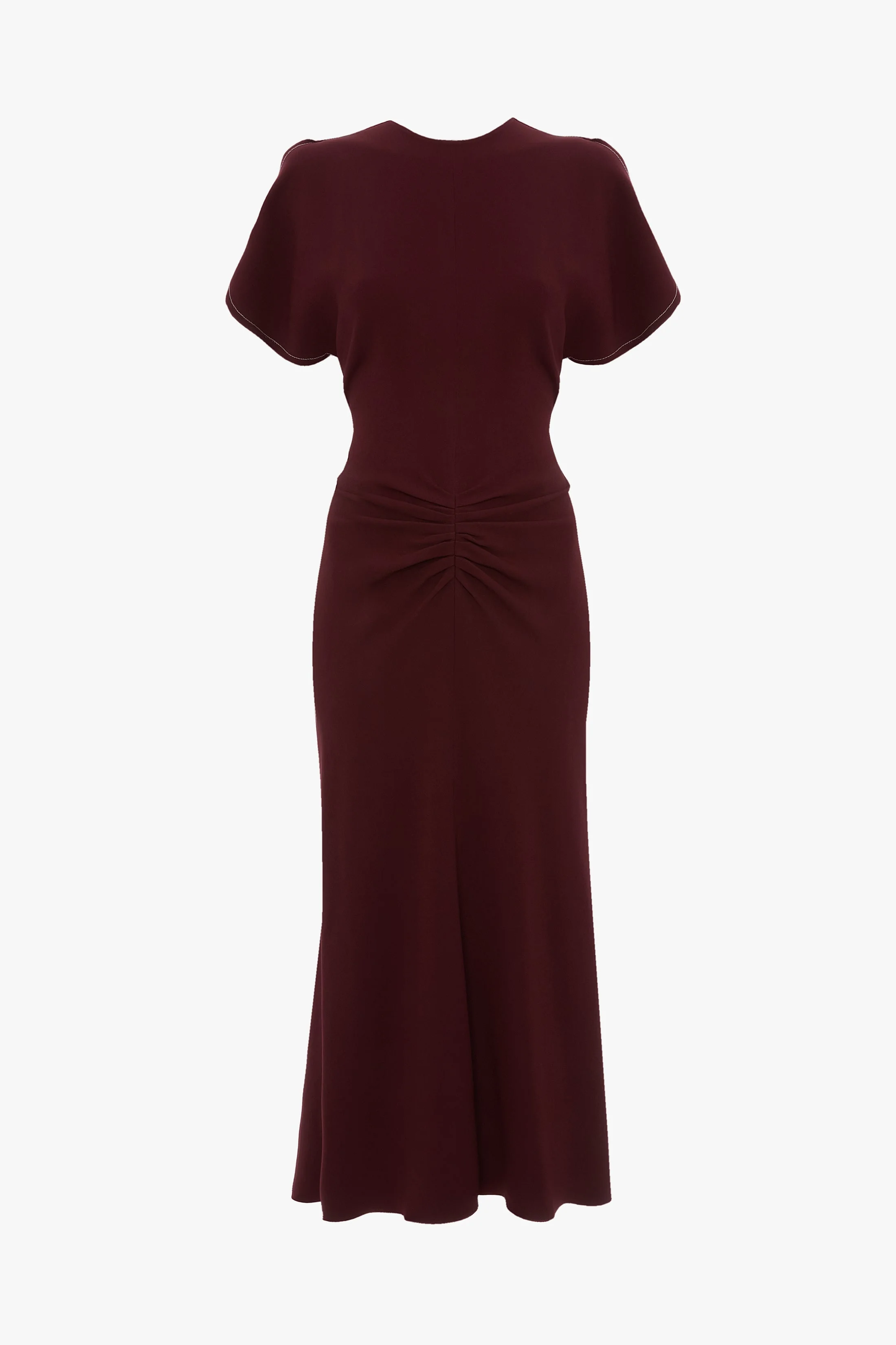 Bela Midi Dress In Cinnabar Red - 1