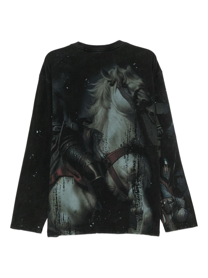 Andersson Bell knight-print T-shirt outlook