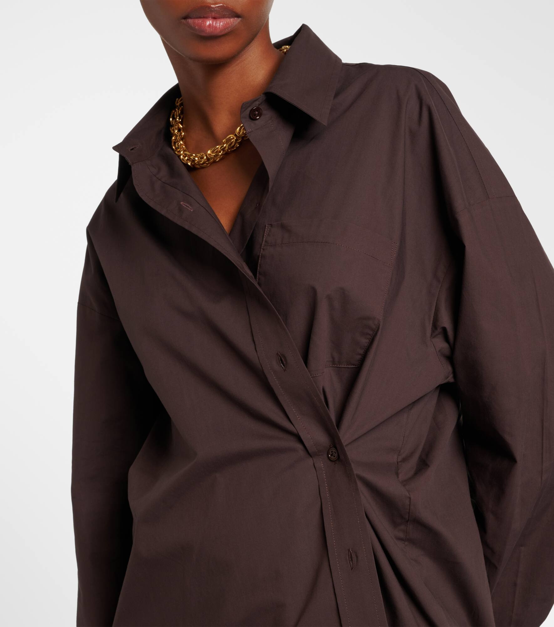 Ornella oversized cotton shirt - 4