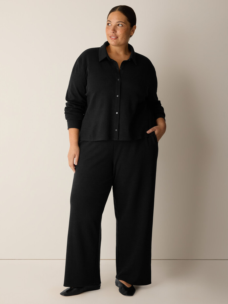 Cross Hatch Stretch Jersey Classic Collar Shirt 6