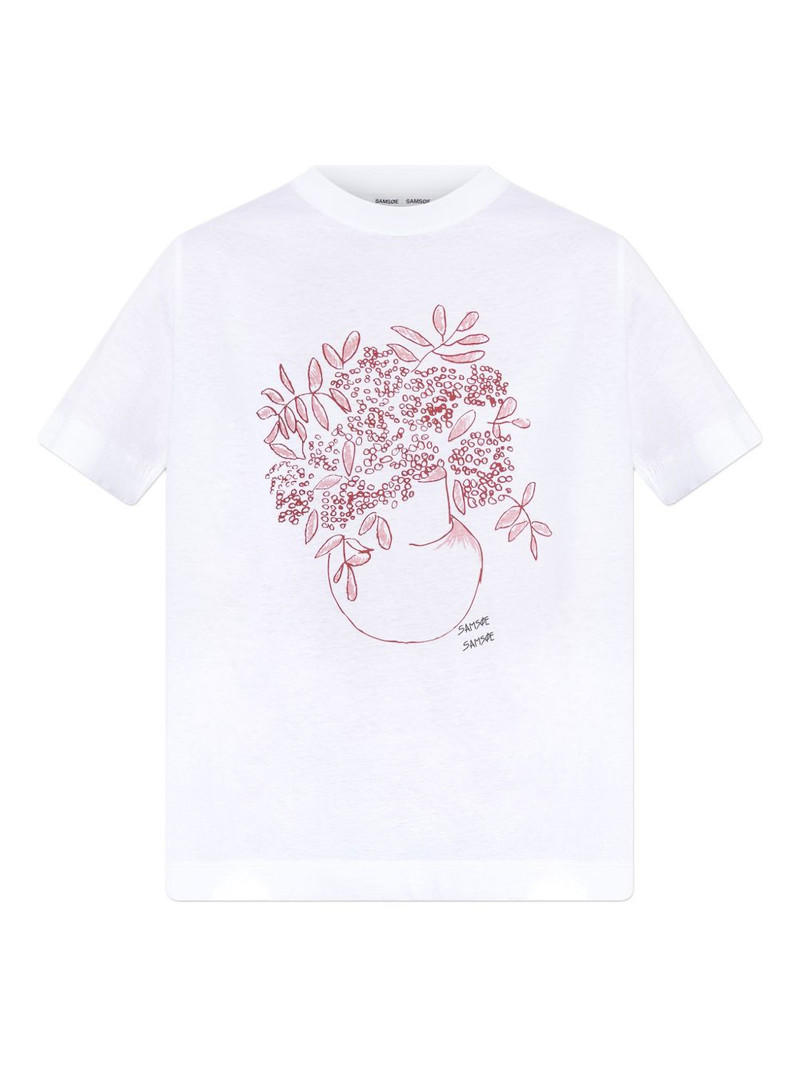 floral-print T-shirt 1