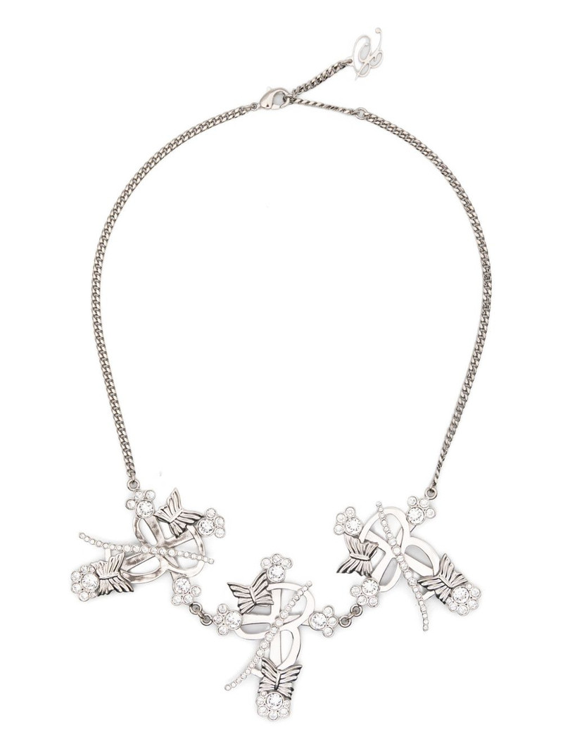 cross-embellished choker 1