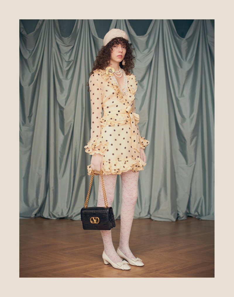 SHORT DRESS IN ORGANZA WITH POLKA DOT PRINT 11