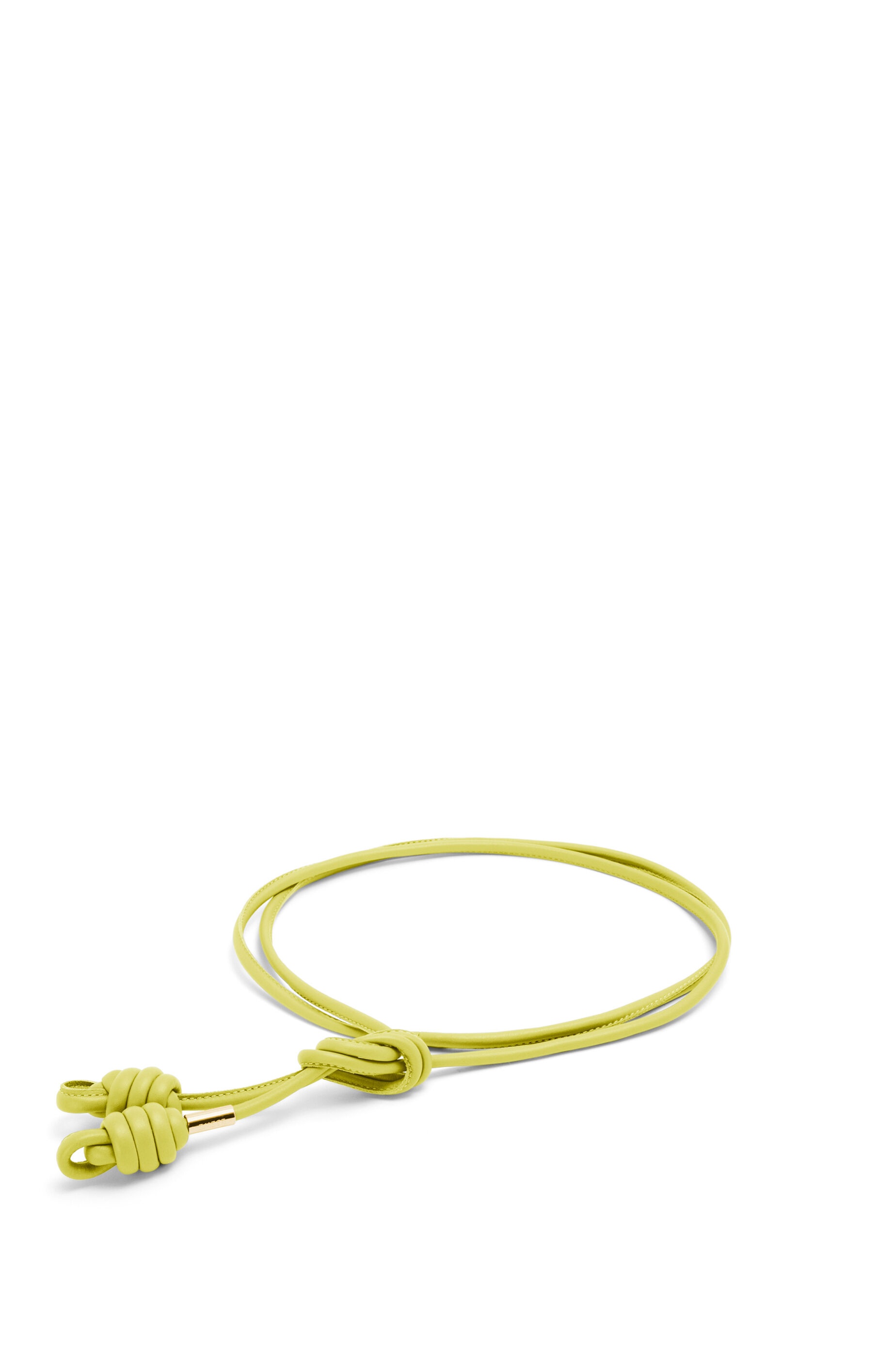 Flamenco knot belt in classic calfskin 1