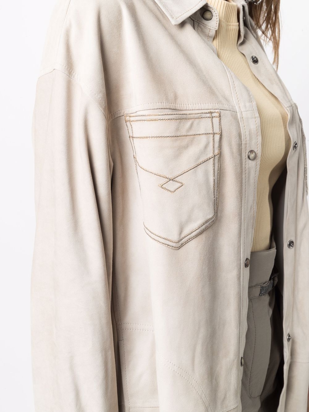 long shirt jacket - 5