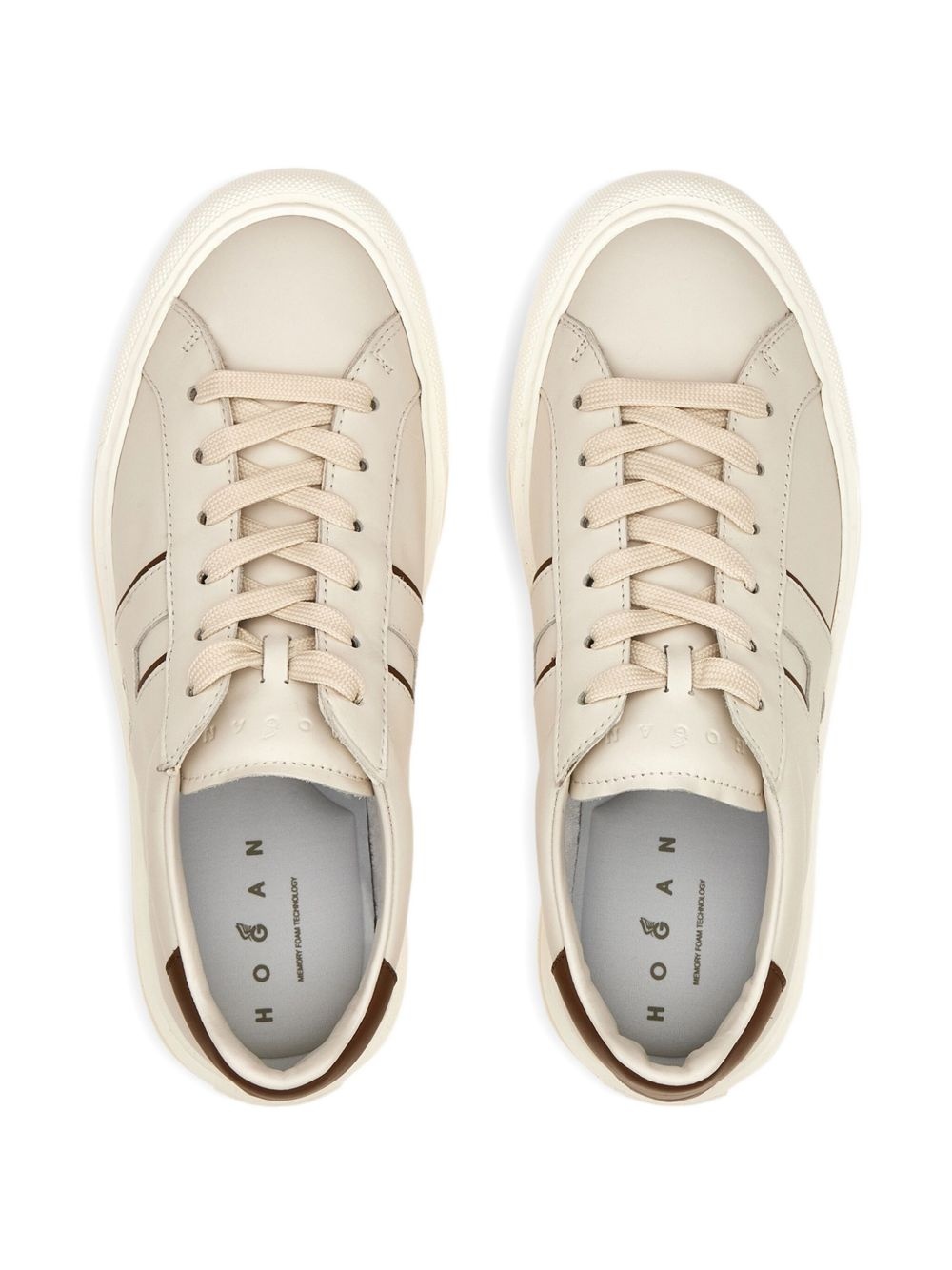 H691 H stripe sneakers - 4