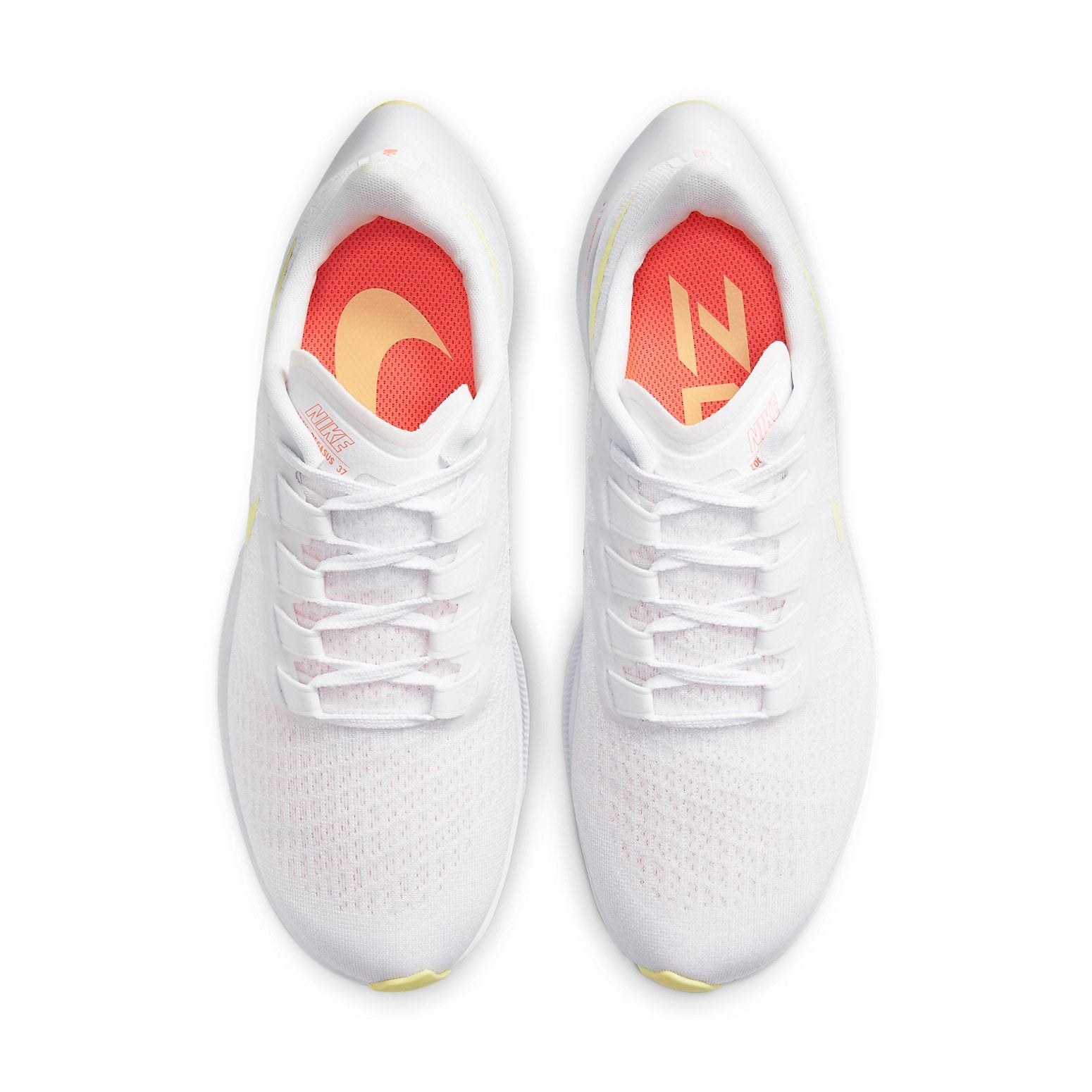 (WMNS) Nike Air Zoom Pegasus 37 'White Light Zitron' BQ9647-105 - 4