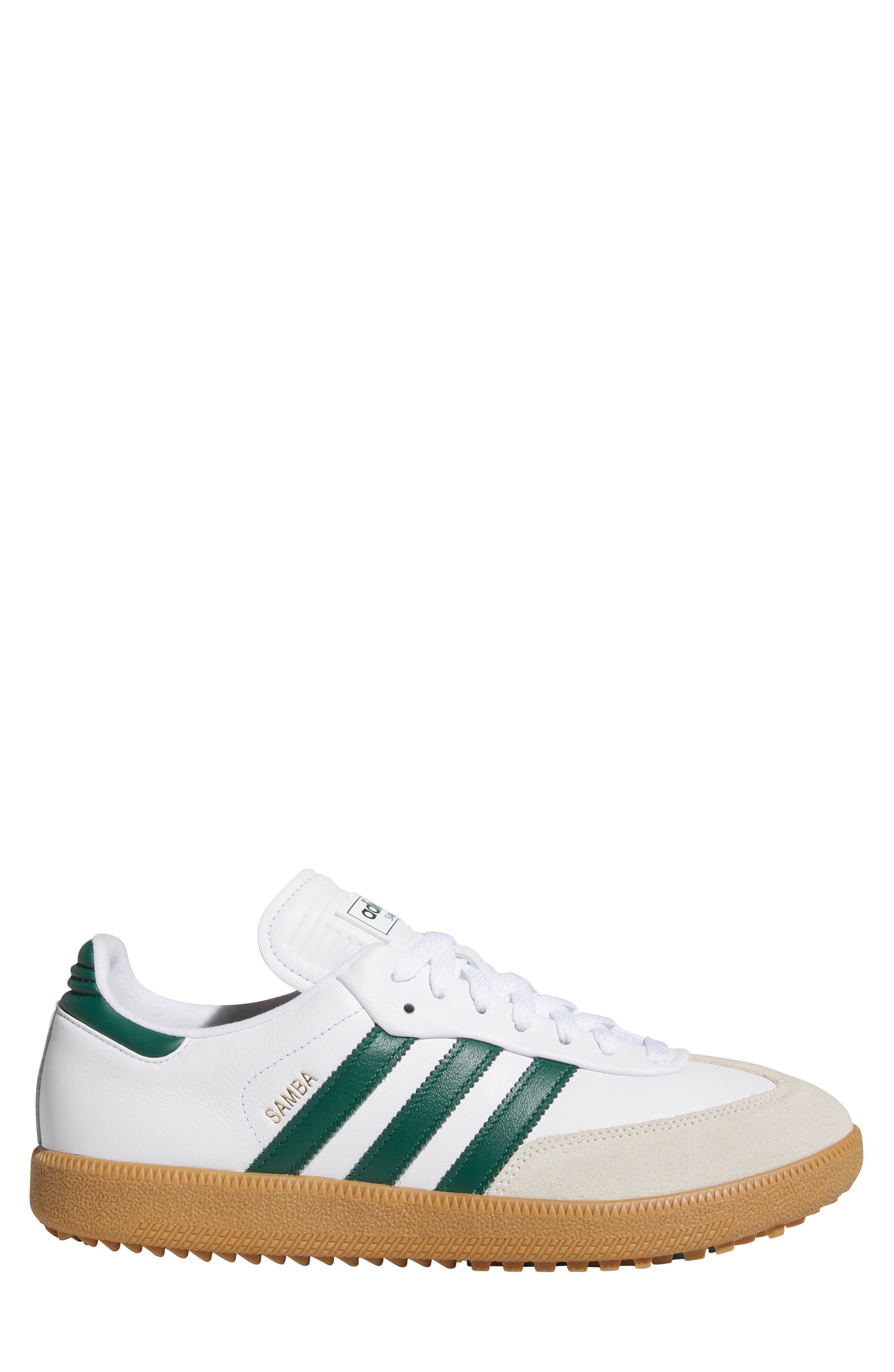 adidas Samba Lux Spikeless Golf Shoe in Ftwwht/cgr at Nordstrom - 3