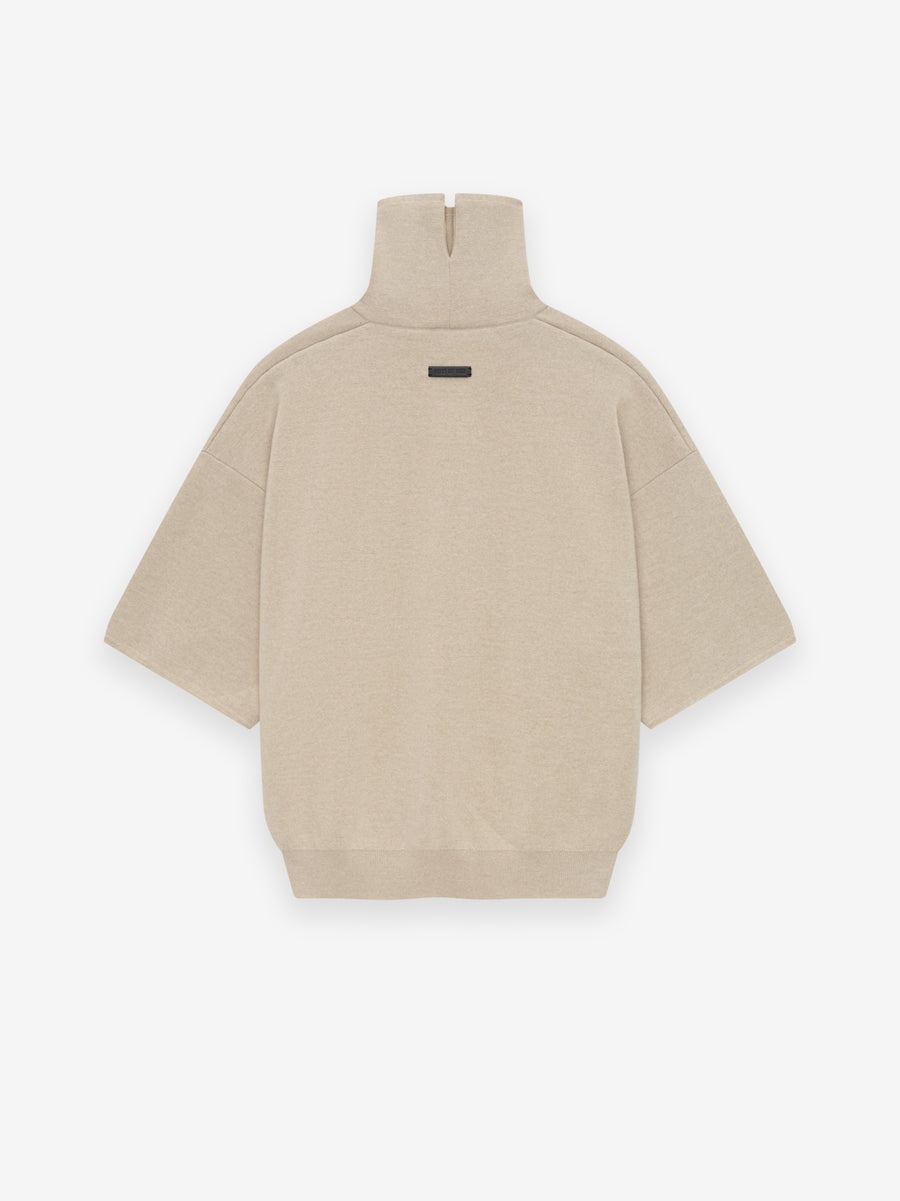 Merino Knit High Neck Tee - 2