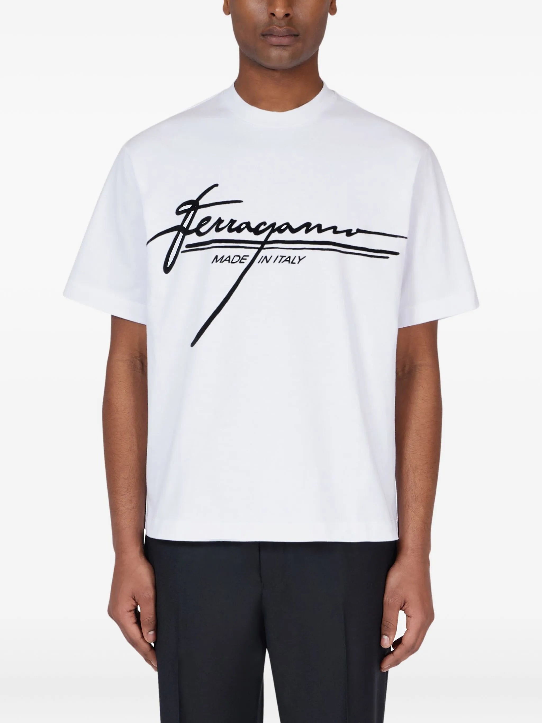 Ferragamo Logo-print Cotton T-shirt - 2