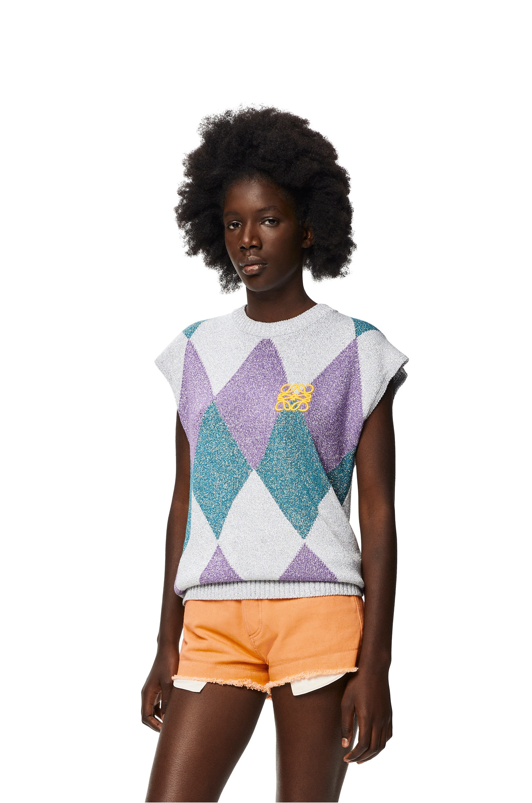 Anagram lurex vest in viscose - 3