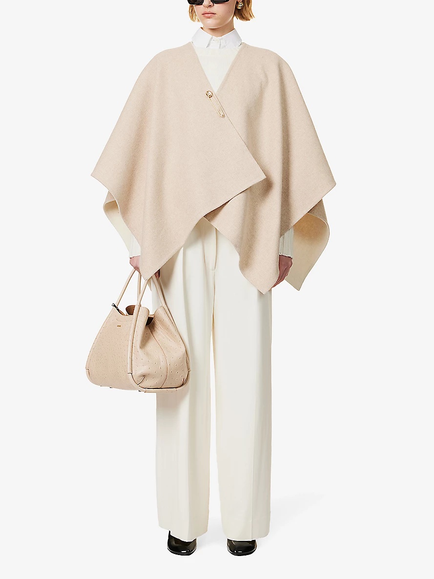 Max Mara SERRA Reversible alpaca cape | REVERSIBLE