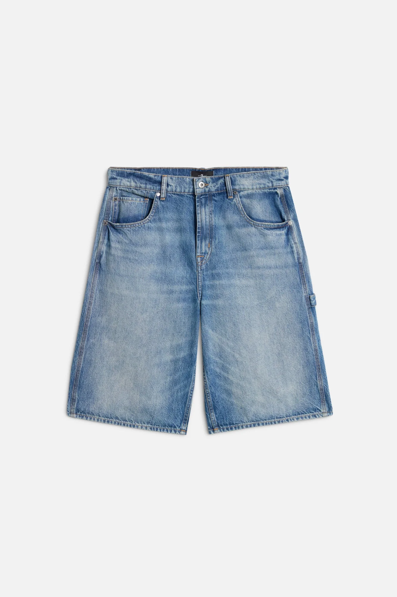 WIDE LEG SHORT in Denim Mount - 1