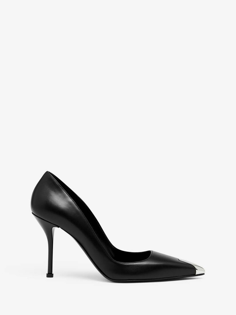 Women's Punk Pump in Black/silver - 1