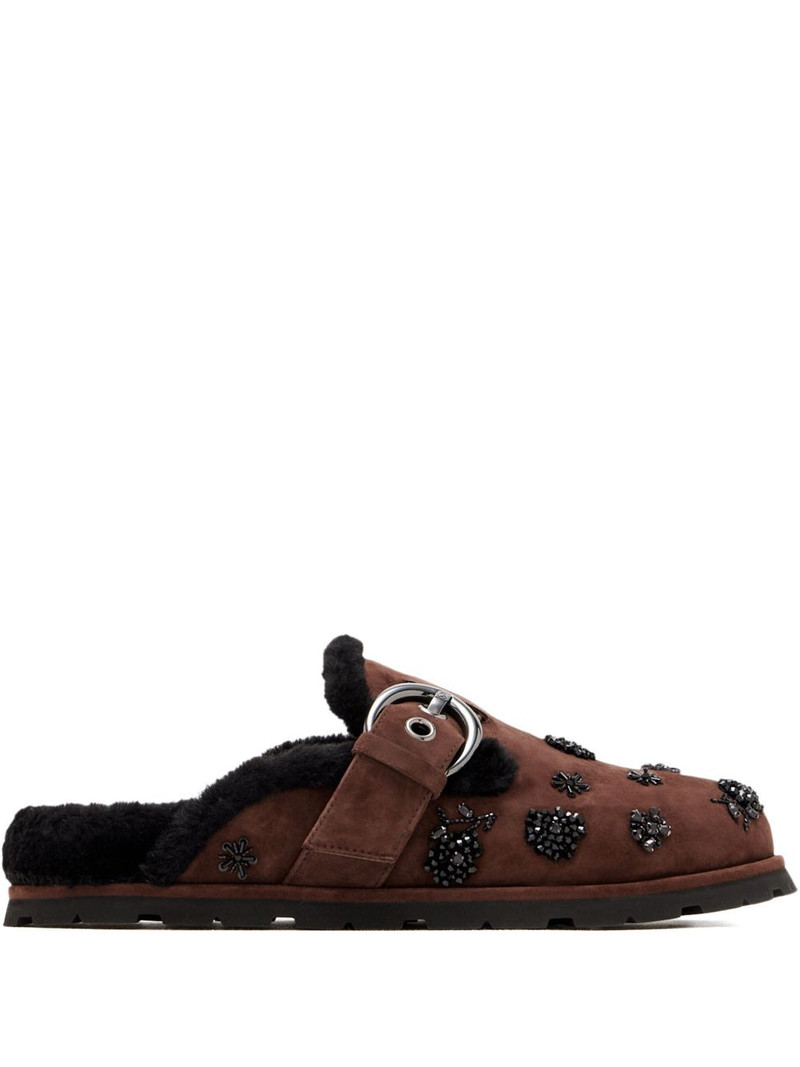 Chrystie buckle-embellished mules 1