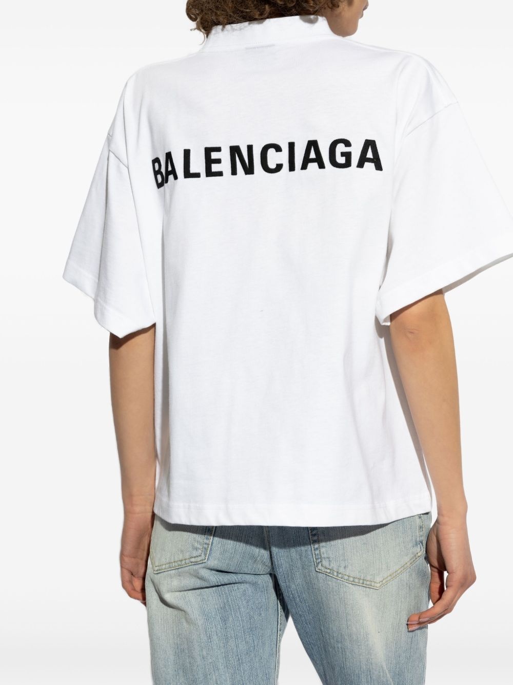 logo-embroidered T-shirt - 4