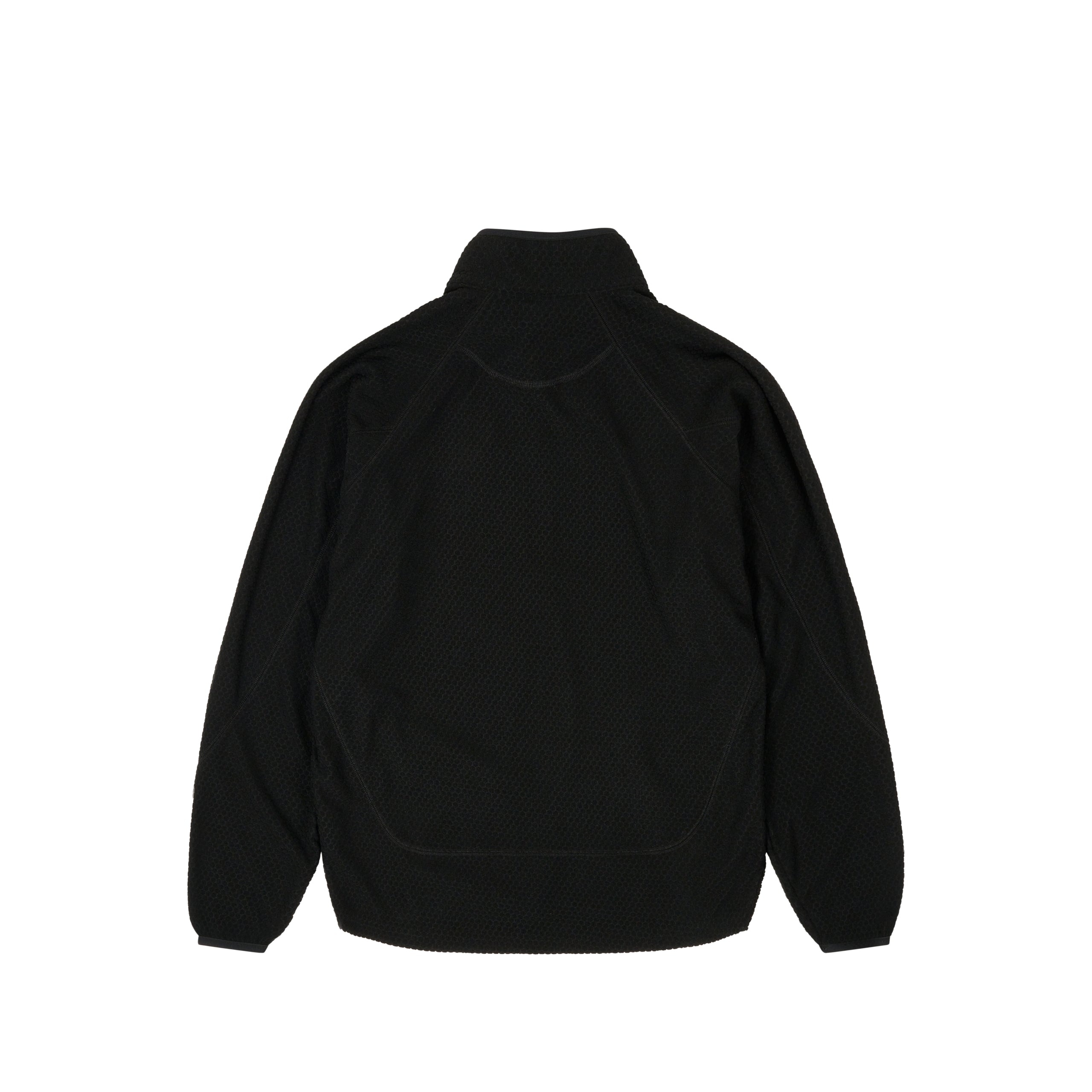 PALACE RUN IT 1/2 ZIP THERMAL TRACK JACKET BLACK | REVERSIBLE