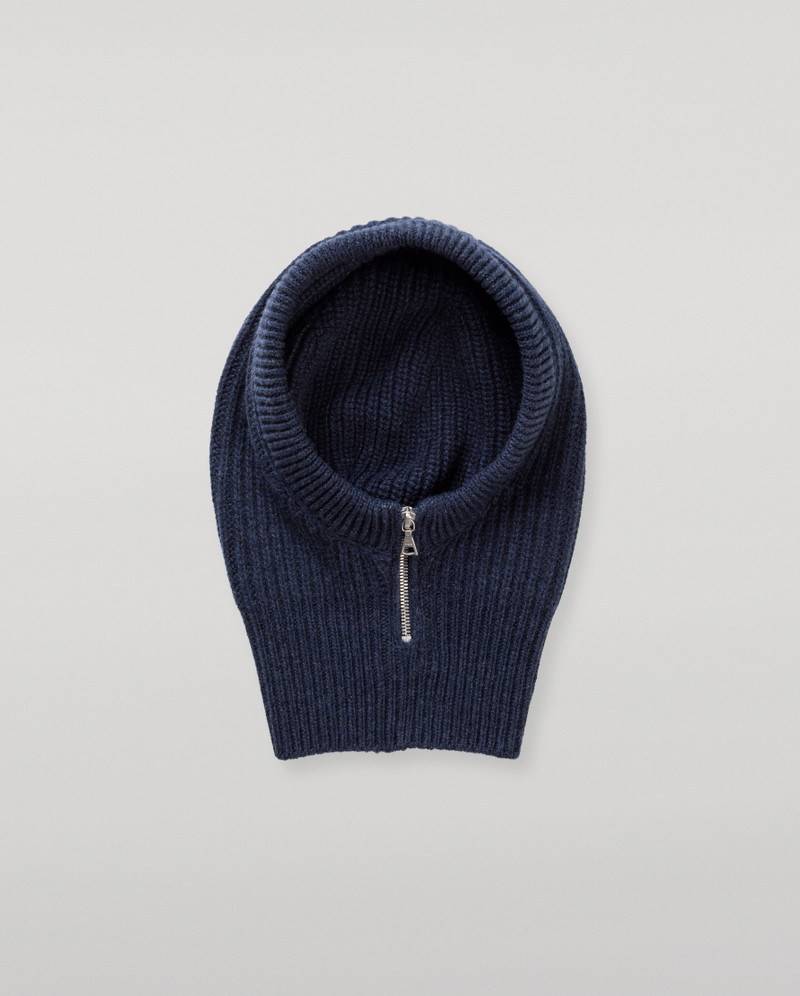 Nevis Navy Cashmere Hood 3