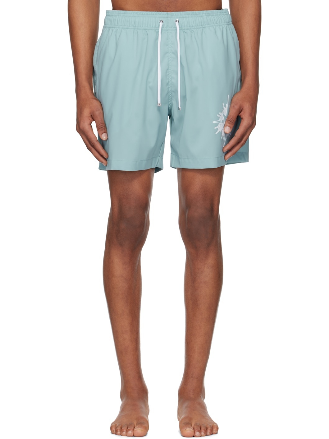 Blue Starburst Swim Shorts - 1