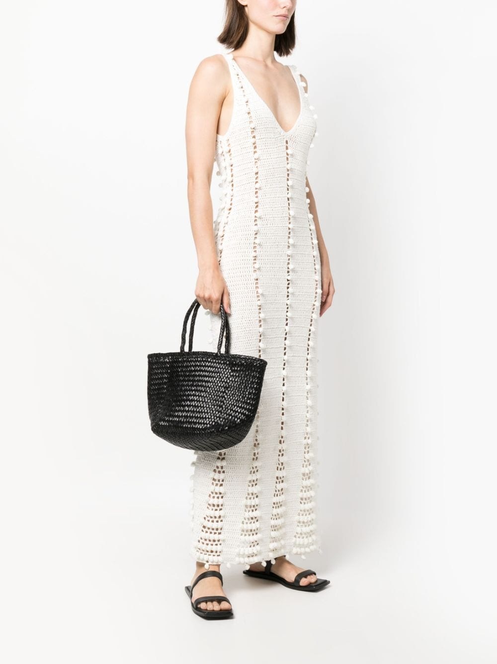 Grace Basket leather tote bag - 2