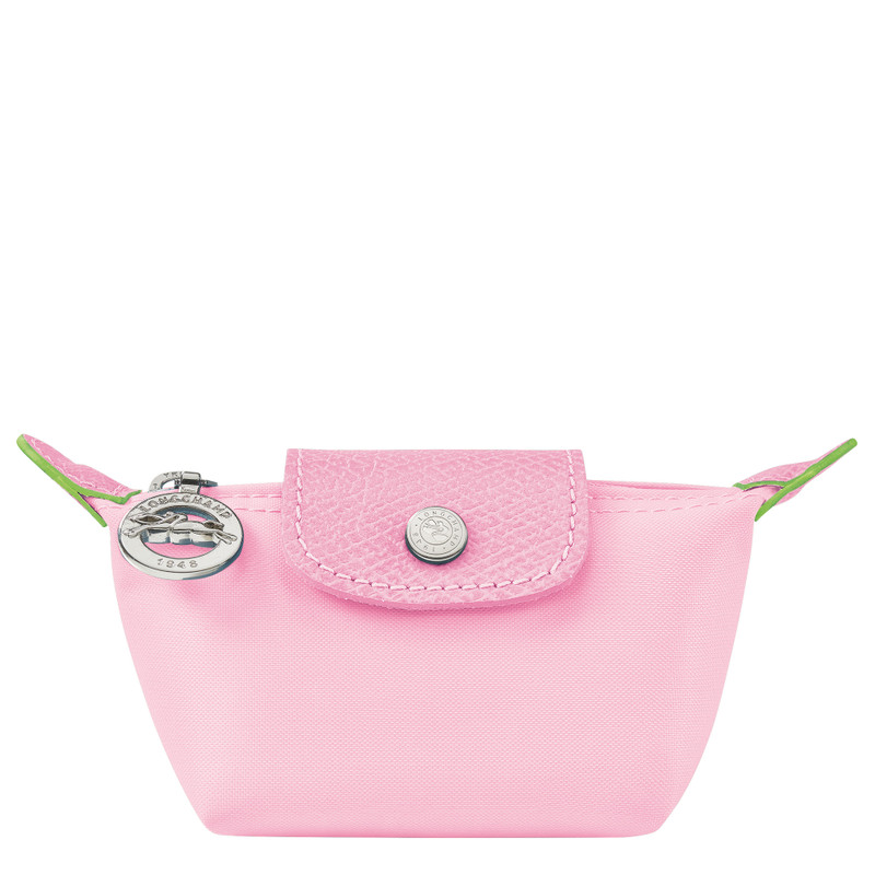 Le Pliage Green Coin purse Pink - Recycled canvas 1