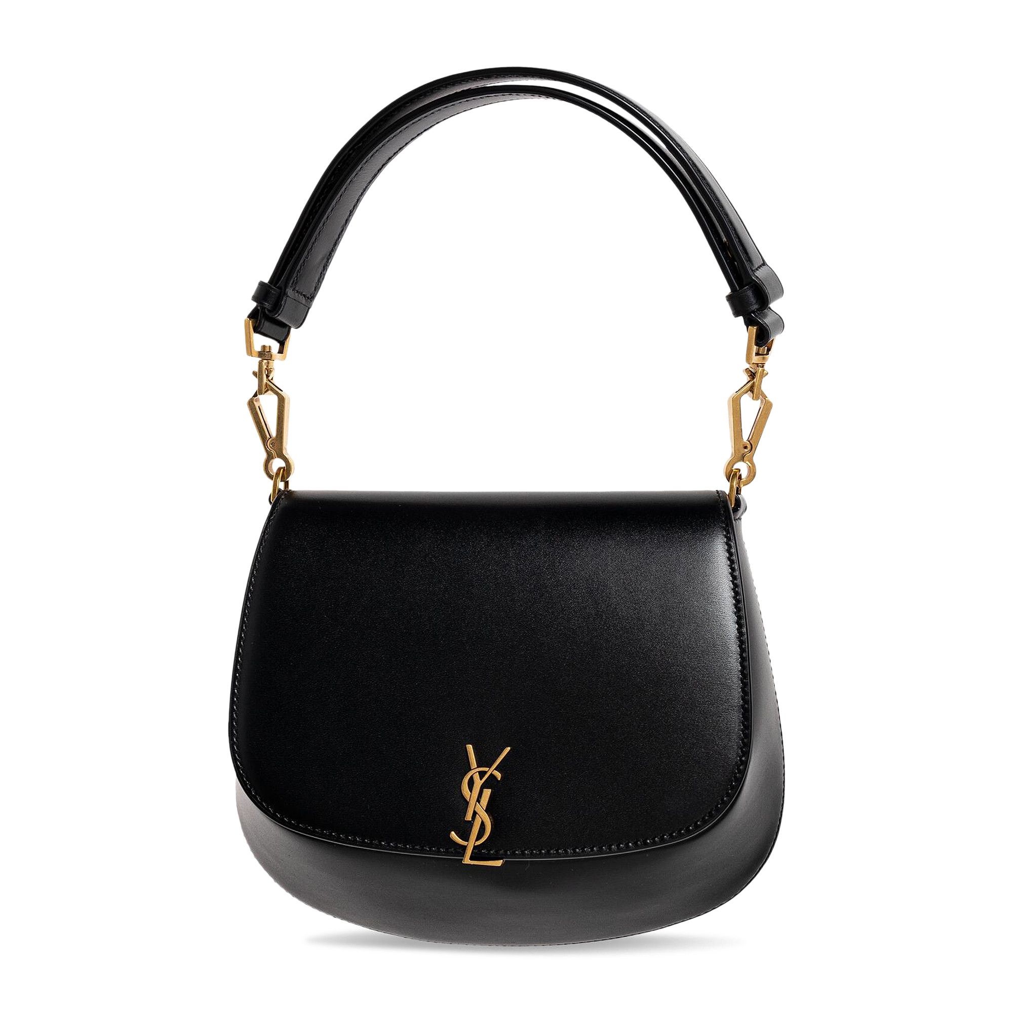 Saint Laurent Voltaire Leather Top Handle 'Black' - 1