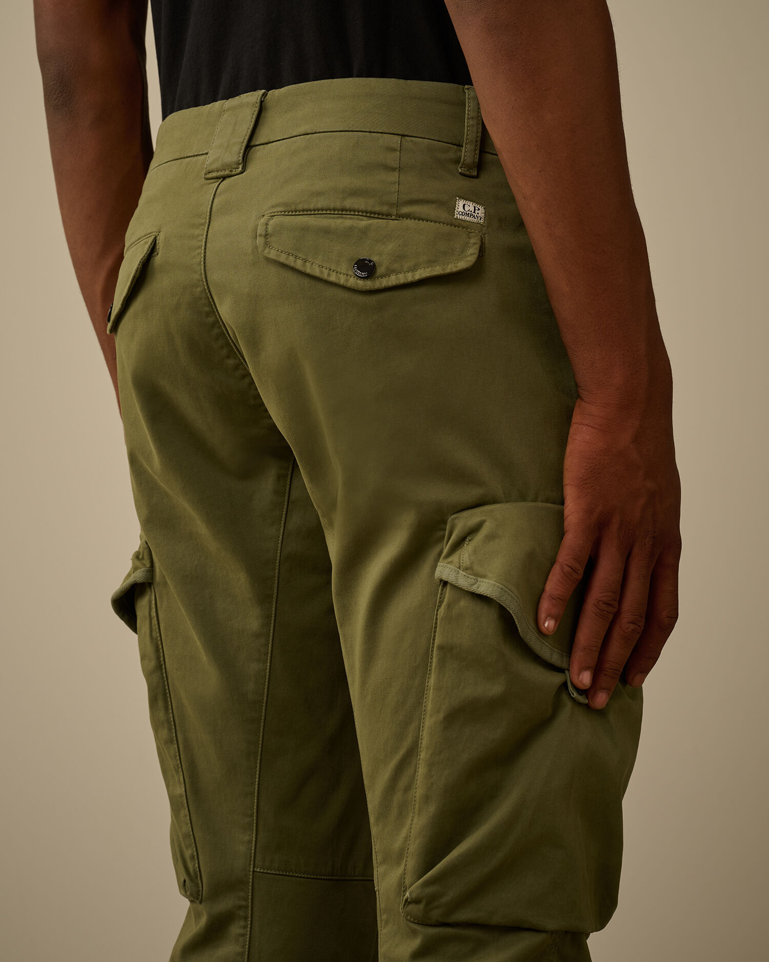 Stretch Sateen Ergonomic Lens Cargo Pants - 6