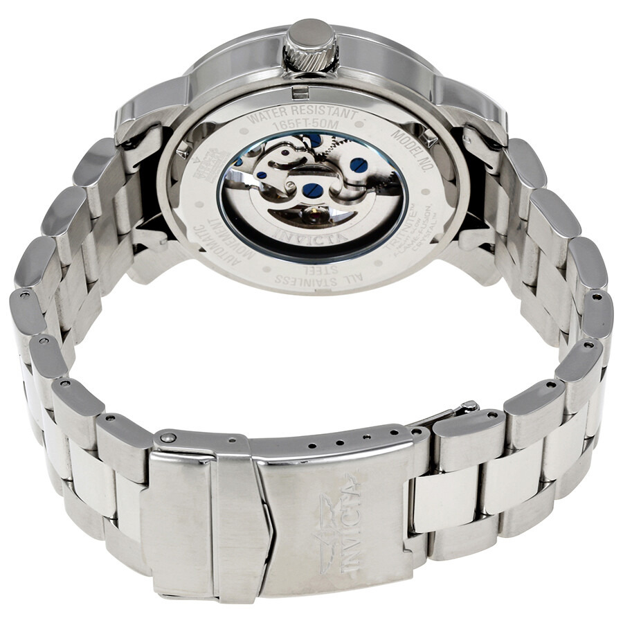 Invicta - Invicta Vintage Objet D Art Automatic Silver Dial Men's Watch 22573 - 3