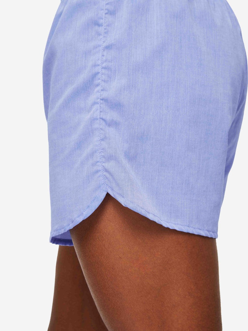 Men's Modern Fit Boxers Amalfi Cotton Batiste Blue - 7