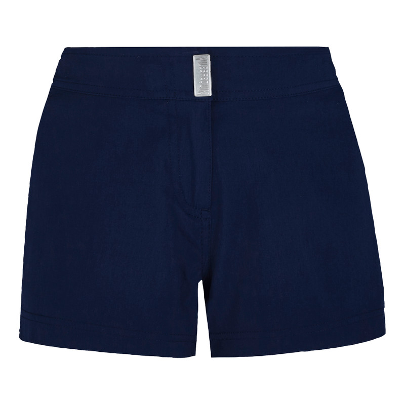 Women Stretch Swim Short Solid 1