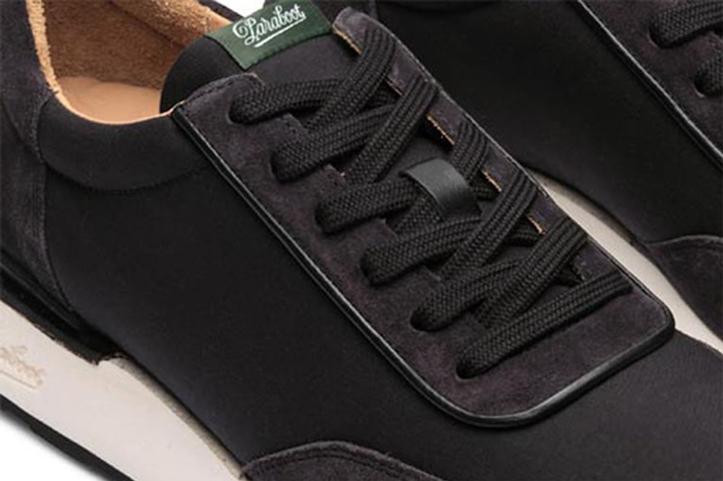 Cosmos Black Velvet/Ventile - Rubber Sole 5