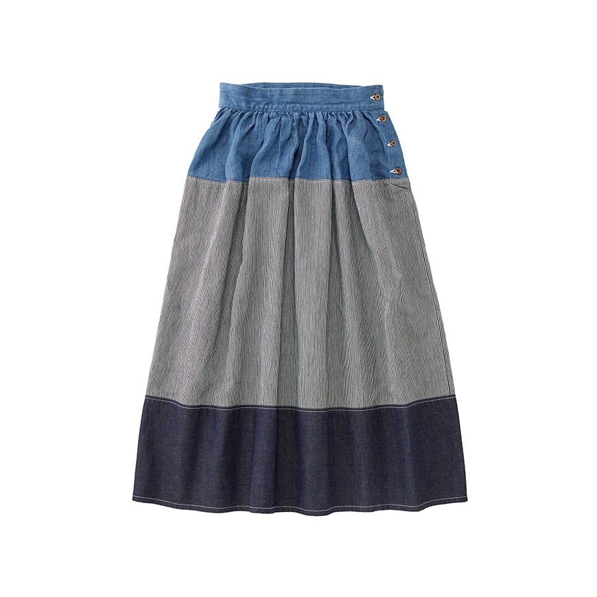 ELEVATION LONG SKIRT (HICKORY) - 1