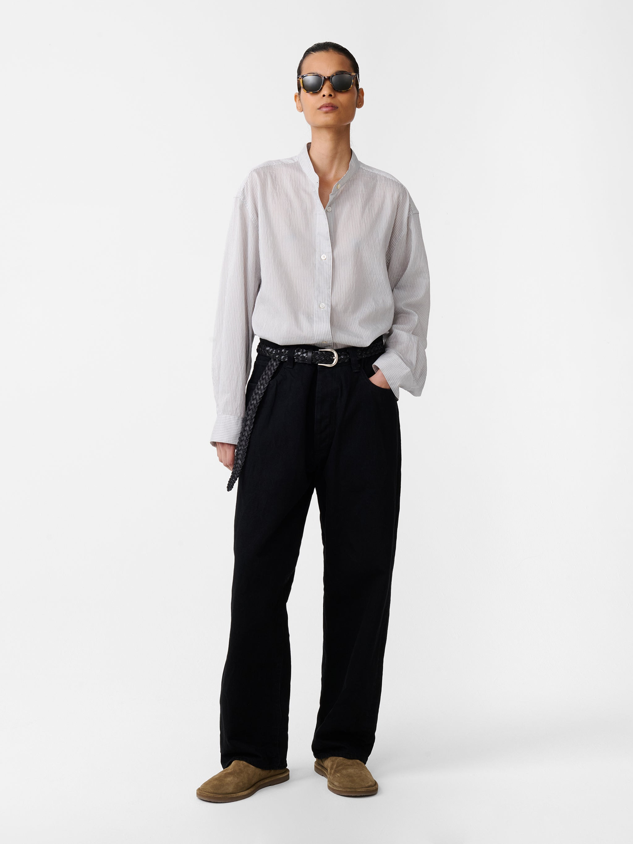Seb Crinkle Denim Pant - 5