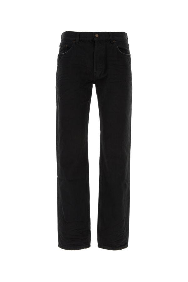Saint Laurent Man Black Denim Jeans - 1