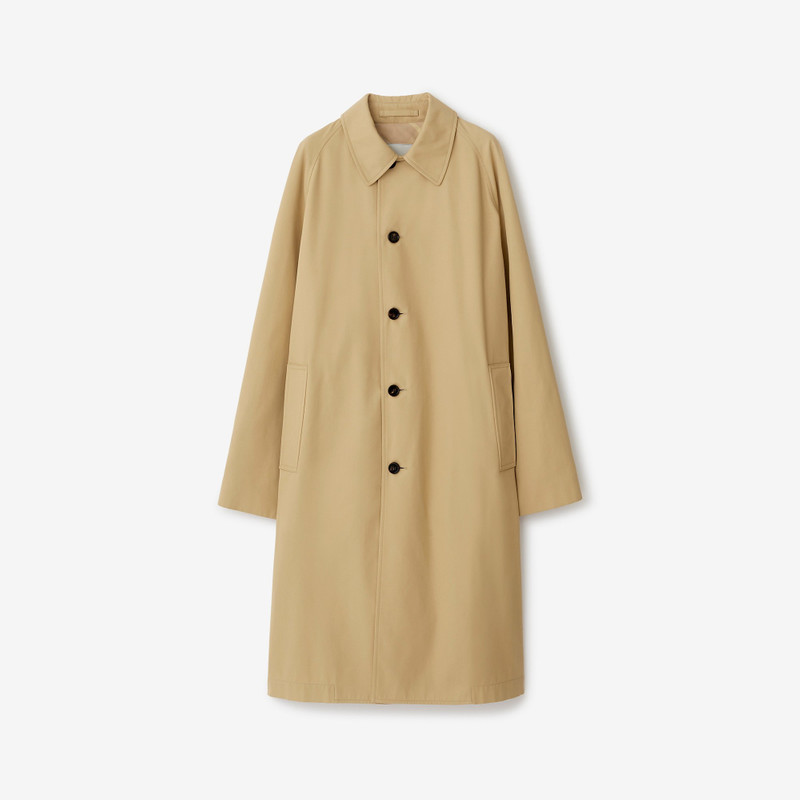 Long Cotton Blend Car Coat 1