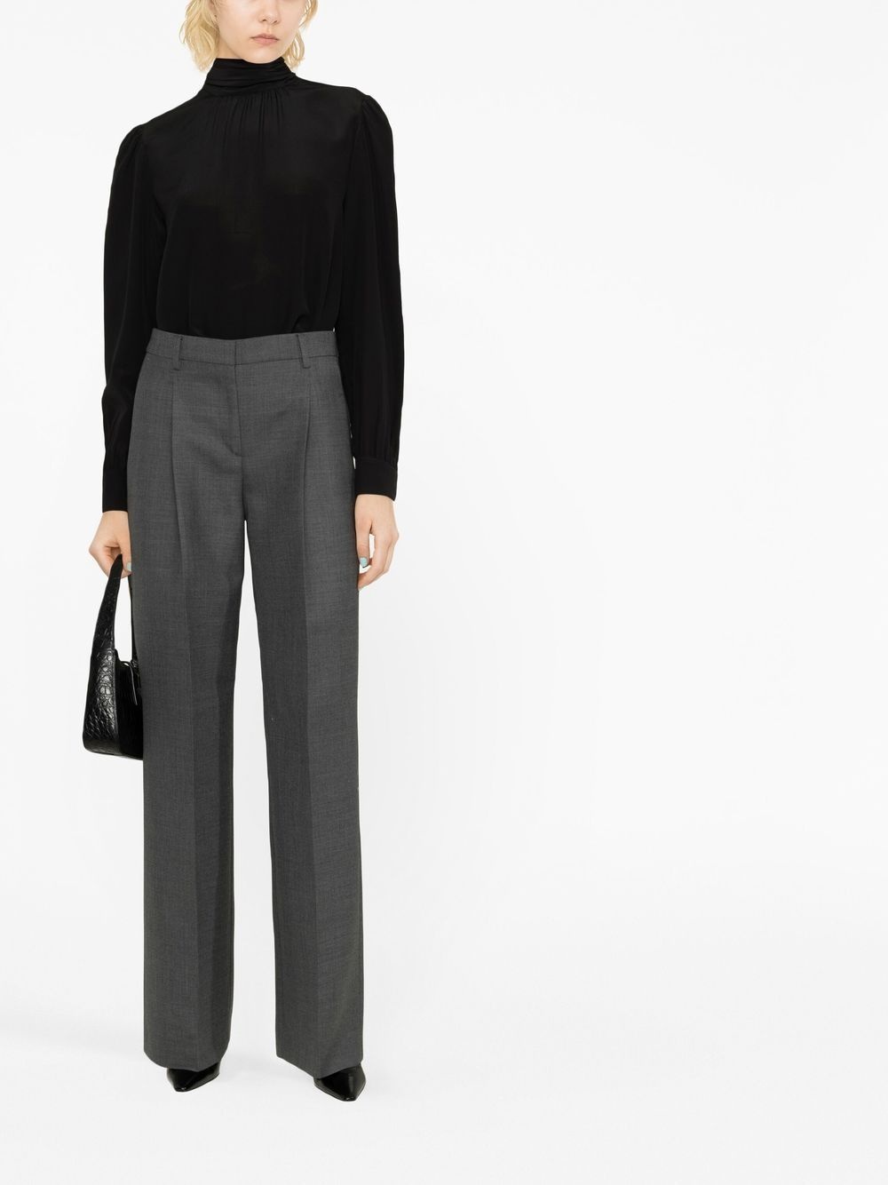 straight-cut tailored trousers - 2