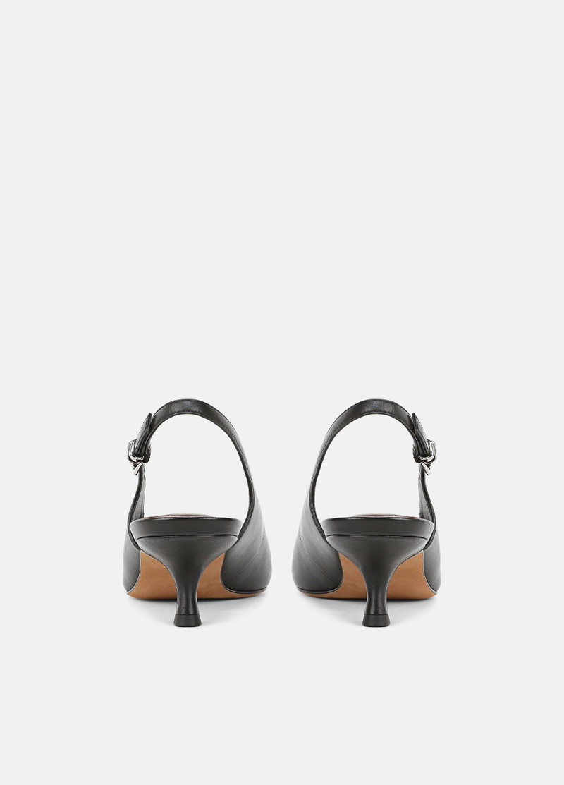 Vince Sabra Leather Slingback Heel outlook