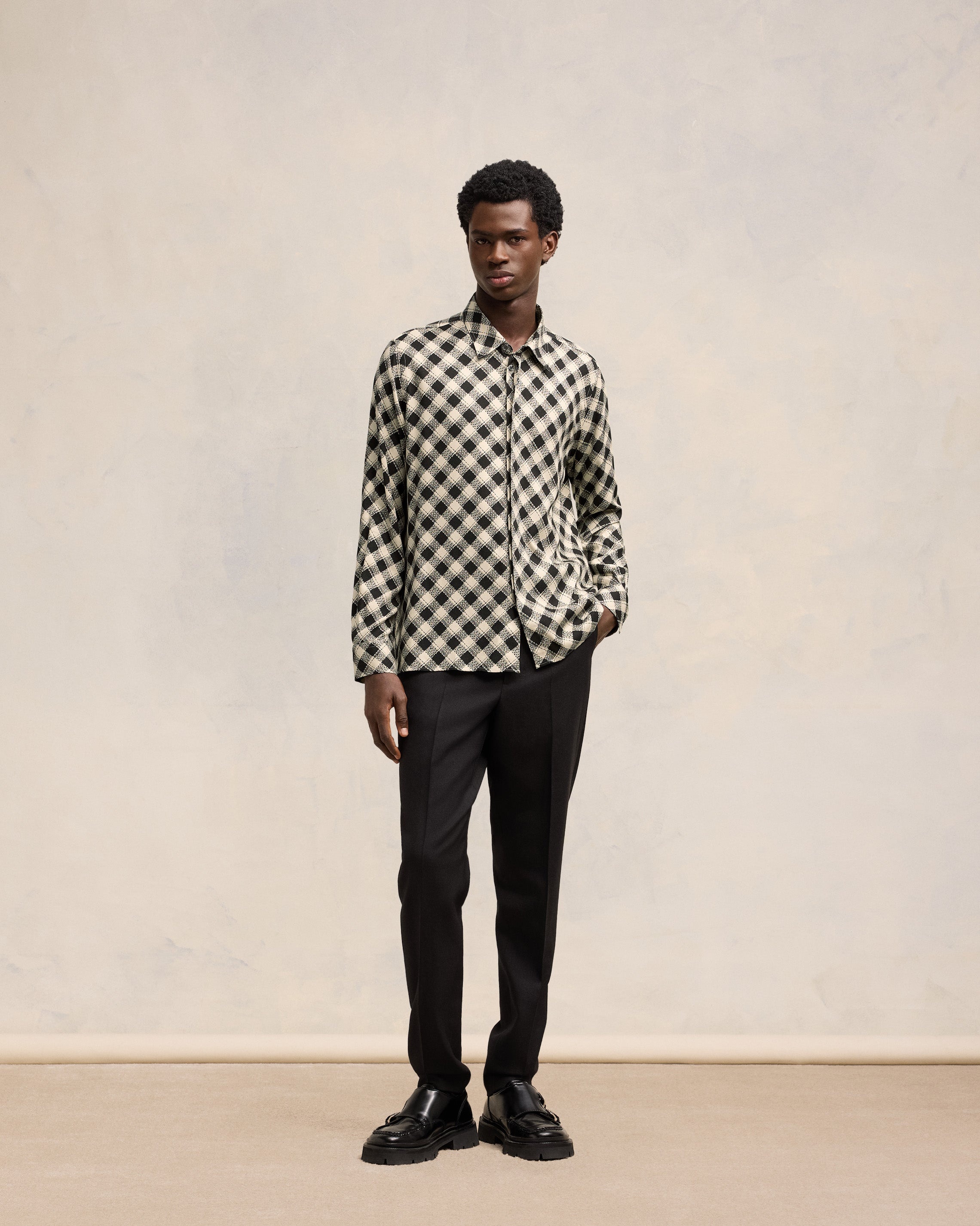 DOUBLE TOPSTITCHING CLASSIC SHIRT - 2