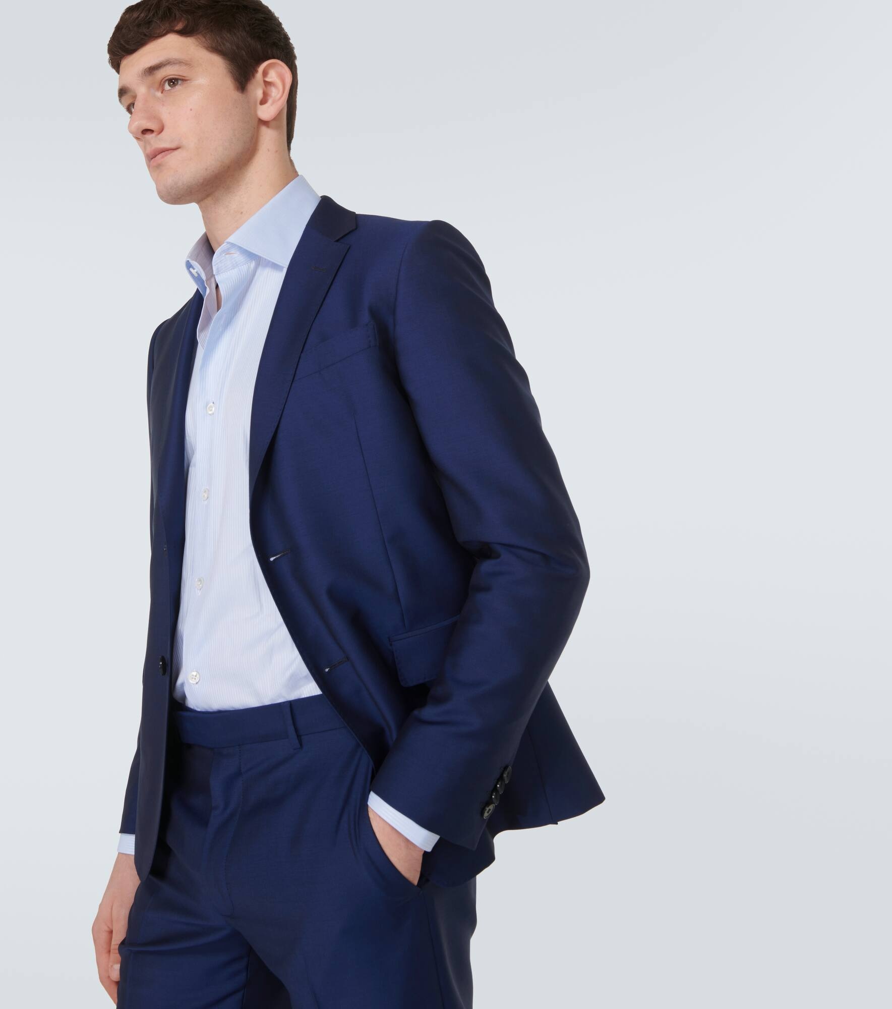 Wool and mohair suit - 7